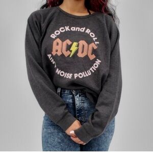 Lucky Brand AC/DC Rock Band pullover crewneck sweatshirt